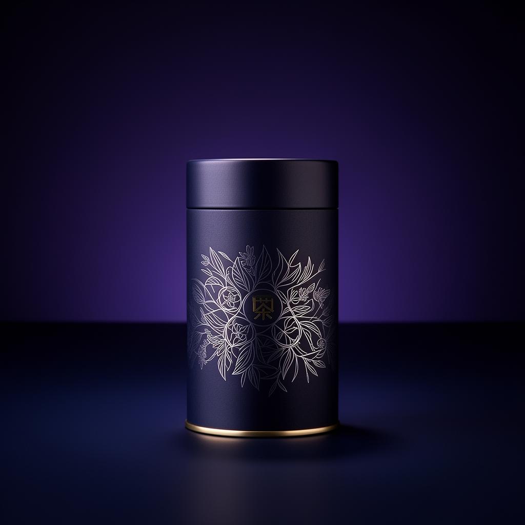 Tea Tin packaging mockup